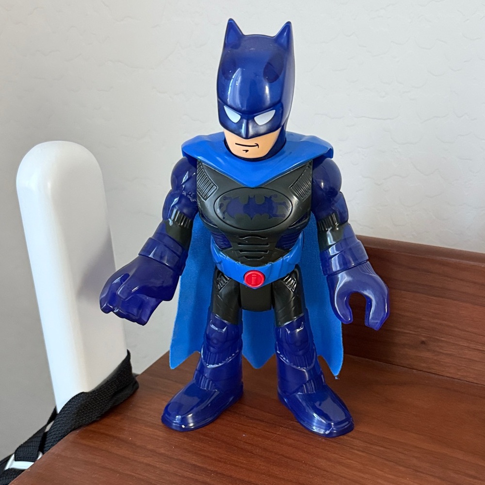 Blue Superhero Action Figure